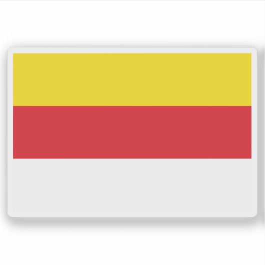 Sticker Drapeau de l'État de Carinthie, Autriche (Devant)