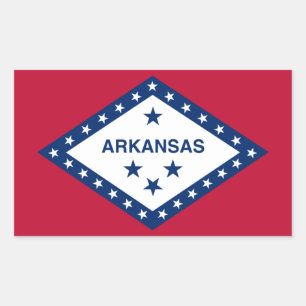 Sticker Drapeau de l'État de l'Arkansas