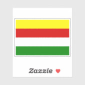 Sticker Drapeau de l'État de l'Indonésie orientale (Feuille)