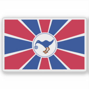Sticker Drapeau de l'État de Melekeok, Palau