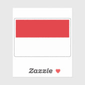 Sticker Drapeau de l'état de Vorarlberg, Autriche (Feuille)
