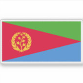 Sticker Drapeau de l'État d'Érythrée (Devant)