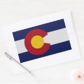 Sticker Drapeau de l'État du Colorado (Enveloppe)