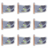 Sticker Drapeau de l'État du Kansas (Devant)