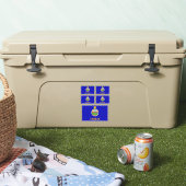 Sticker Drapeau de l'État du Kansas (Glacière)