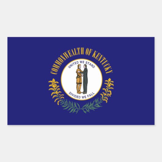 Sticker Drapeau de l'État du Kentucky (Devant)
