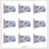 Sticker Drapeau de l'État du Minnesota (sortant) (Feuille)