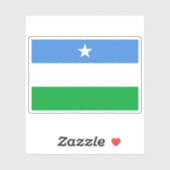 Sticker Drapeau de l'État du Puntland, Somalie (depuis 200 (Feuille)