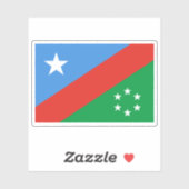 Sticker Drapeau de l'État du Sud-Ouest, Somalie (Feuille)