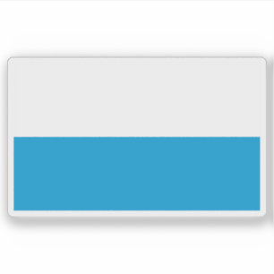 Sticker Drapeau de l'État libre de Bavière, Allemagne