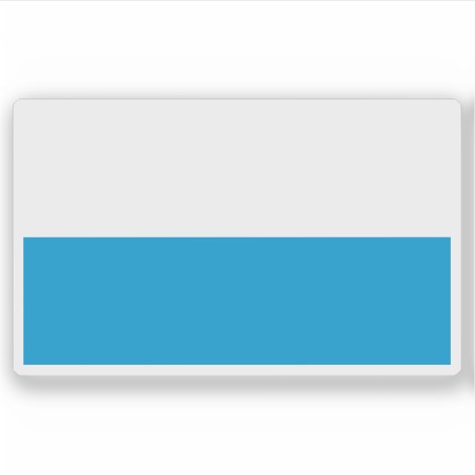 Sticker Drapeau de l'État libre de Bavière, Allemagne (Devant)