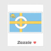 Sticker Drapeau de l'île de Skye, Écosse (Feuille)