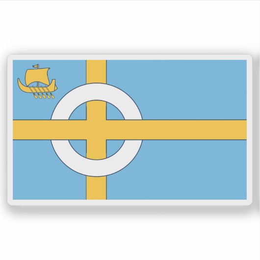 Sticker Drapeau de l'île de Skye, Écosse (Devant)