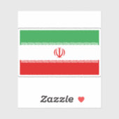 Sticker Drapeau de l'Iran (Feuille)