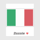 Sticker Drapeau de l'Italie (Feuille)