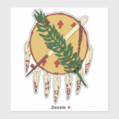 Sticker Drapeau de l'Oklahoma (1925–1941) Voiture (Feuille)