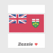 Sticker Drapeau de l'Ontario (Feuille)