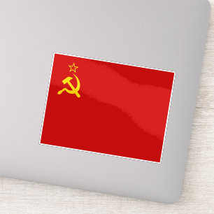 Sticker Drapeau de l'Union soviétique, URSS, CCCP, communi