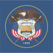 Sticker Drapeau de l'Utah (Devant)