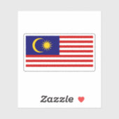 Sticker Drapeau de Malaisie (Feuille)