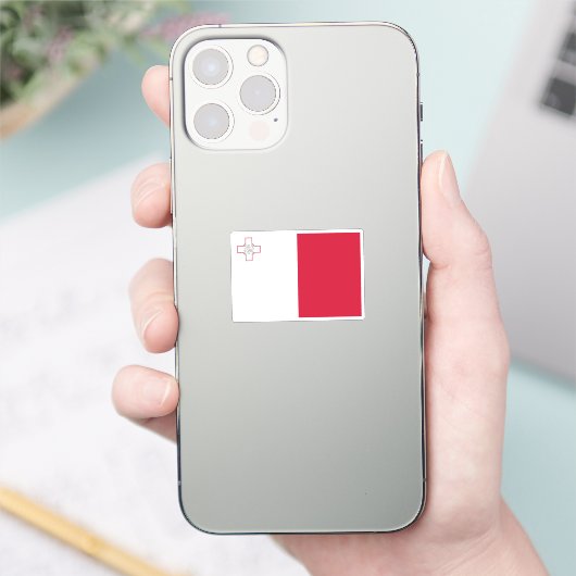 Sticker Drapeau de Malte (Téléphone)