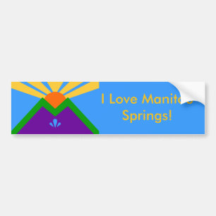 Sticker Drapeau de Manitou Springs, Colorado