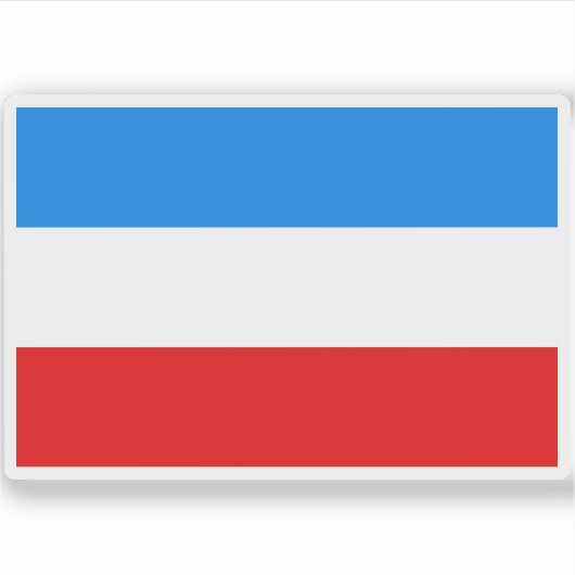 Sticker Drapeau de Mannheim, Allemagne (Devant)