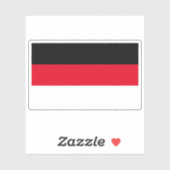 Sticker Drapeau de Memmingen, Allemagne (Feuille)