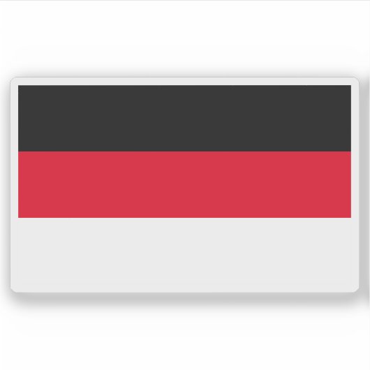 Sticker Drapeau de Memmingen, Allemagne (Devant)
