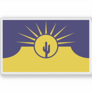 Sticker Drapeau de Mesa, Arizona