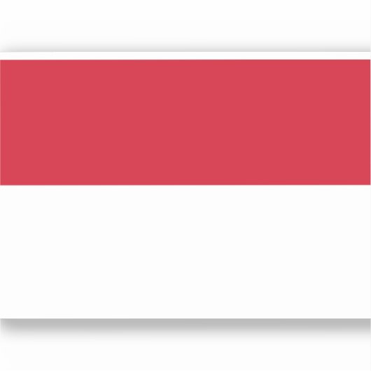 Sticker Drapeau de Monaco (Recto)