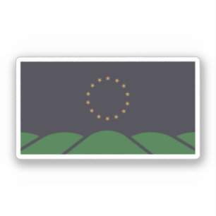 Sticker Drapeau de Montpelier, Vermont