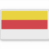 Sticker Drapeau de Münster, Allemagne (Devant)