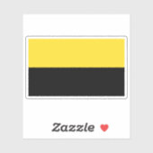 Sticker Drapeau de Naranjo, Costa Rica (Feuille)