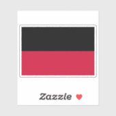 Sticker Drapeau de Nimègue, Pays-Bas (Feuille)