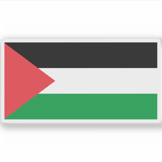 Sticker Drapeau de Palestine (Devant)