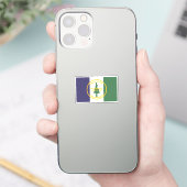 Sticker Drapeau de Palo Alto, Californie (Téléphone)