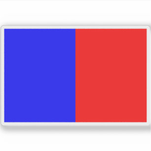 Sticker Drapeau de Petite-Synthe, Nord