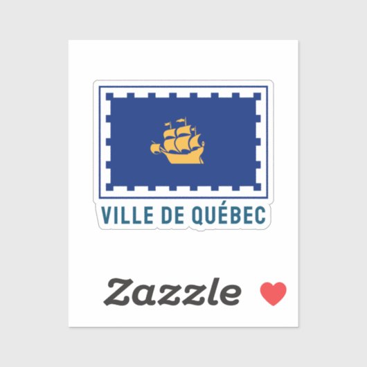 Sticker Drapeau de Québec (Feuille)