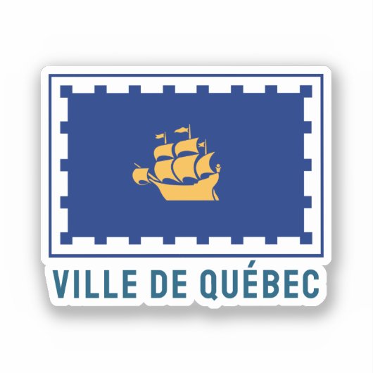 Sticker Drapeau de Québec (Recto)