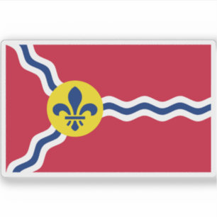 Sticker Drapeau de Saint-Louis, Missouri