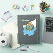 Sticker Drapeau de Saint-Marin (Couverture iPad)