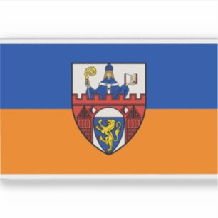 Sticker Drapeau de Siegen, Allemagne