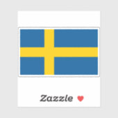 Sticker Drapeau de Suède (Feuille)