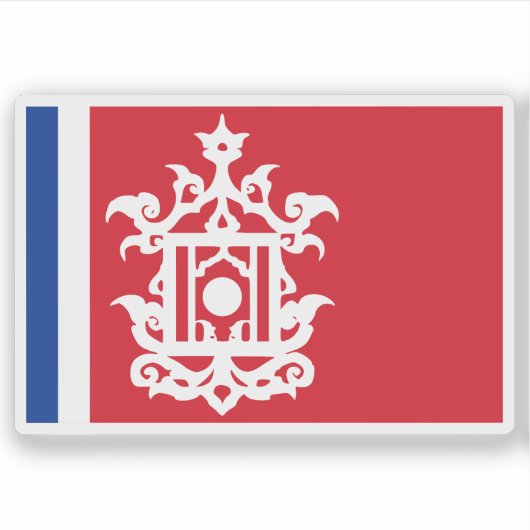 Sticker Drapeau de Sulu (fin du XIXe siècle) (Devant)