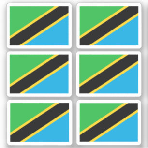 Sticker Drapeau de Tanzanie - une collection