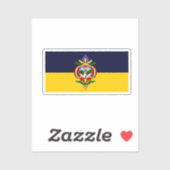 Sticker Drapeau de Tegucigalpa, le Honduras (Feuille)