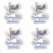Sticker Drapeau de Terre-Neuve-et-Labrador (Devant)