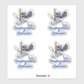 Sticker Drapeau de Terre-Neuve-et-Labrador (Feuille)