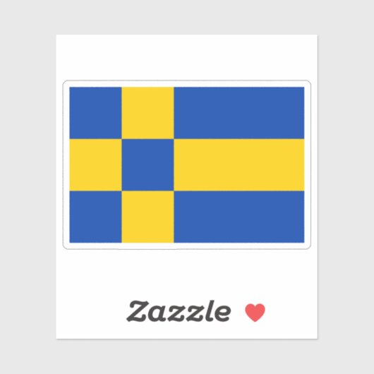 Sticker Drapeau de Tilburg, Pays-Bas (Feuille)